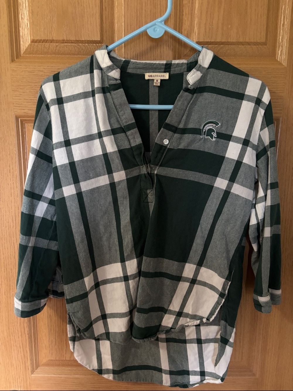 MSU Women’s Plaid Button Down